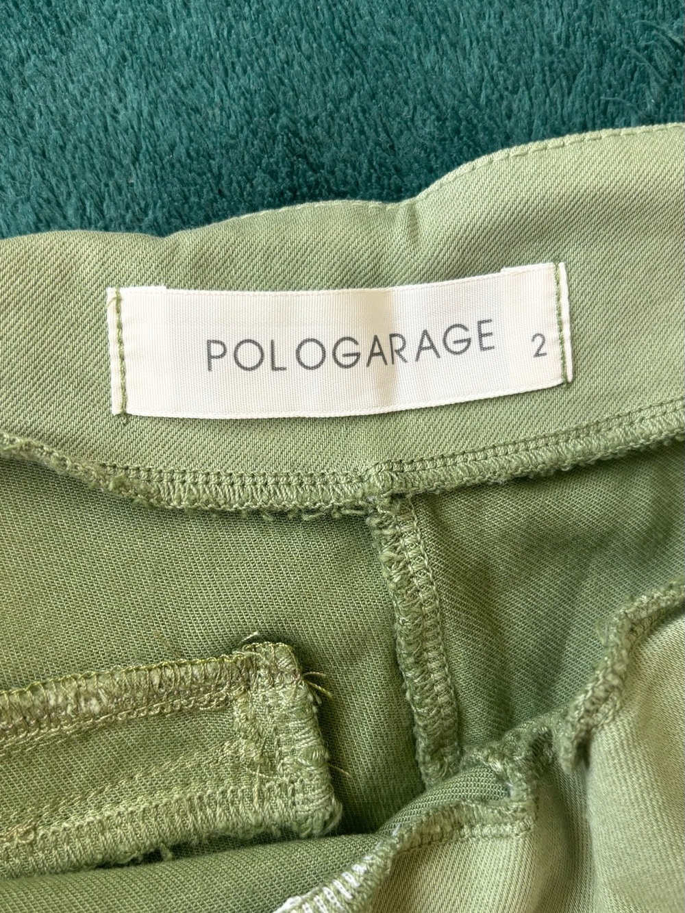 Polo Garage Olive Green Capris